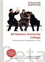 All Nations University College,6135045601,9786135045604