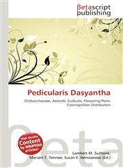 Pedicularis Dasyantha,6135313282,9786135313284