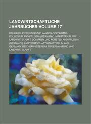 Landwirtschaftliche Jahrbücher Volume 17,1236938356,9781236938350