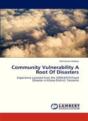 Community Vulnerability a Root of Disasters,3659188727,9783659188725
