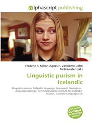 Linguistic purism in Icelandic,6130706677,9786130706678