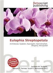 Eulophia Streptopetala,6136145456,9786136145457