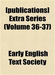 [publications] Extra Series (Volume 36-37),1152698230,9781152698239