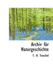 Archiv für Naturgeschichte,1113622245,9781113622242