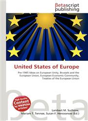 United States of Europe,6135163841,9786135163841