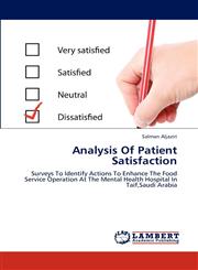 Analysis of Patient Satisfaction,3659300608,9783659300608