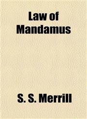 Law of Mandamus,1154923967,9781154923964