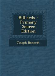 Billiards - Primary Source Edition,1294538322,9781294538325