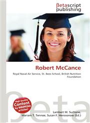 Robert McCance,6133547472,9786133547476
