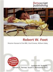 Robert W. Foot,6134857513,9786134857512