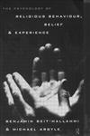 The Psychology of Religious Behaviour, Belief and Experience,0415123313,9780415123310
