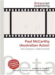 Paul McCarthy (Australian Actor),6134823147,9786134823142