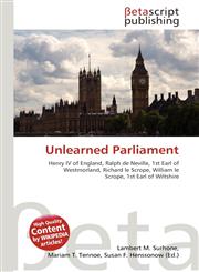 Unlearned Parliament,6135340875,9786135340877