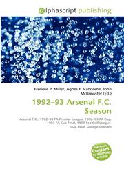 1992-93 Arsenal F.C. Season,6134263885,9786134263887