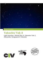 Yakovlev Yak-4,620089180X,9786200891808