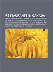 Restaurants in Canada Defunct restaurants of Canada, Restaurant chains in Canada, Restaurants in Alberta, Restaurants in British Columbia,1157928005,9781157928003