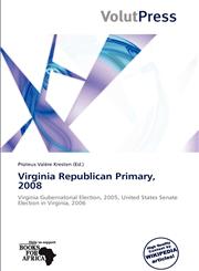 Virginia Republican Primary, 2008,6139050251,9786139050253