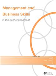 Management and Business Skills in the Built Environment,0419195408,9780419195405
