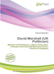 David Marshall (UK Politician),6138436482,9786138436485