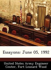 Essayons June 05, 1992,1288521871,9781288521876
