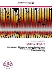 Milton Babbitt,6134908673,9786134908672