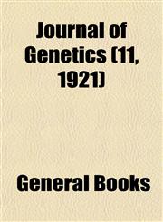 Journal of Genetics (11, 1921),1152983962,9781152983960