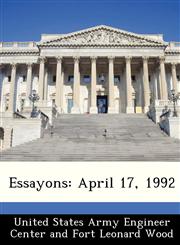 Essayons April 17, 1992,128851901X,9781288519019