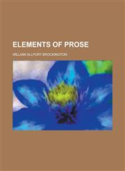 Elements of Prose,1152648411,9781152648418