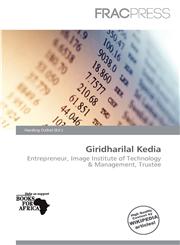 Giridharilal Kedia,6200063508,9786200063502