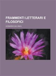 Frammenti Letterari E Filosofici,1234866358,9781234866358
