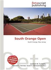 South Orange Open,6135154958,9786135154955