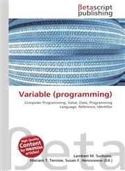 Variable (Programming),613031809X,9786130318093