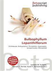 Bulbophyllum Lepanthiflorum,6136242354,9786136242354