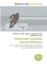 Vancouver Canucks Award Winners,6134303313,9786134303316