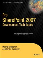 Pro Sharepoint 2007 Development Techniques,1590599136,9781590599136