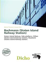 Bachmann (Staten Island Railway Station),6137168859,9786137168851