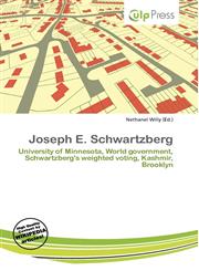 Joseph E. Schwartzberg,6135819682,9786135819687