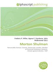Morton Shulman,6134313521,9786134313520