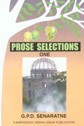 Prose Selections - One Random Thoughts Enlarged Print,9555993521,9789555993524