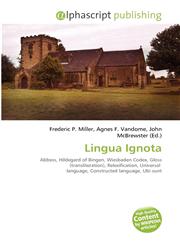 Lingua Ignota,6132858075,9786132858078