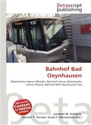 Bahnhof Bad Oeynhausen,6134500216,9786134500210
