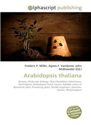 Arabidopsis thaliana,613023385X,9786130233853