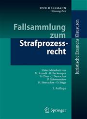 Fallsammlung zum Strafprozessrecht 3rd Edition,3540737758,9783540737759