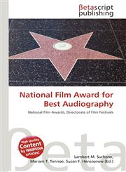 National Film Award for Best Audiography,6136248433,9786136248431