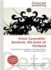 Victor Cavendish-Bentinck, 9th Duke of Portland,6133386029,9786133386020