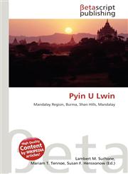 Pyin U Lwin,613444443X,9786134444439