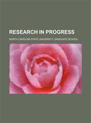 Research in Progress,1151157805,9781151157805