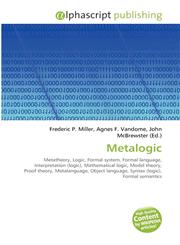 Metalogic,6130733658,9786130733650