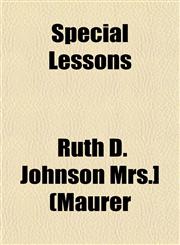 Special Lessons,115316468X,9781153164689