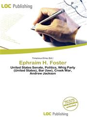 Ephraim H. Foster,6134948179,9786134948173